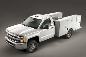 Chevrolet Silverado 3500 HD CNG Utility Service Truck 2015 года